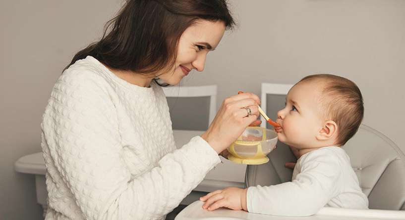 وصفات مغذية للرضيع ابتداءً من 8 اشهر