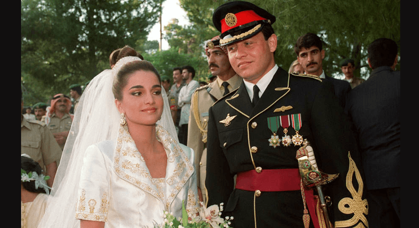 حفل زفاف الملك عبدالله والملكة رانيا