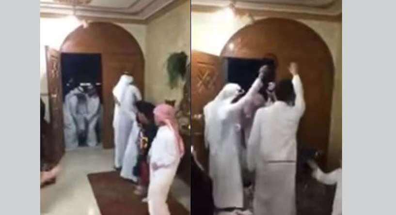 فيديو اخوة سعوديون يستقبلون والدهم العائد من المستشفى
