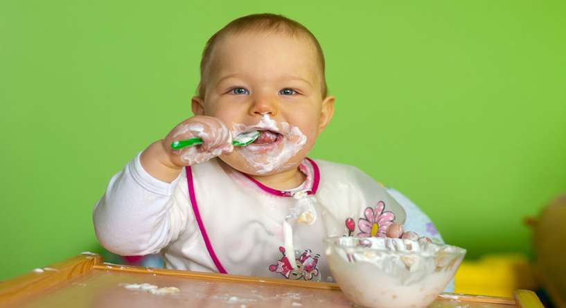 فوائد الزبادي للاطفال