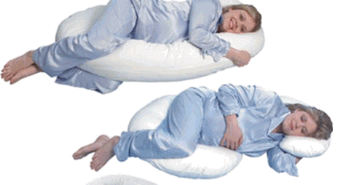 وضعية النوم الانسب للحامل