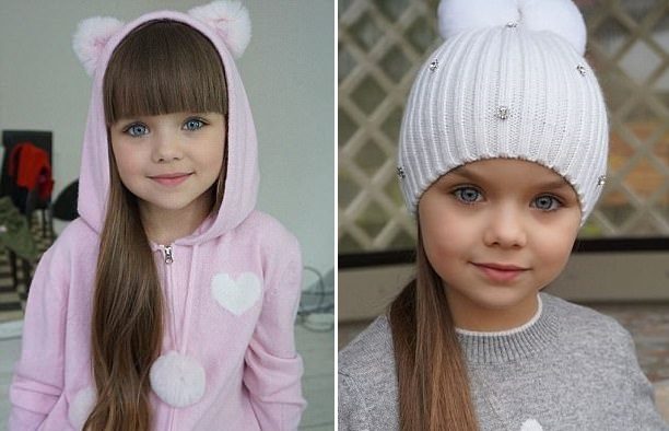 صور الطفلة الروسية في عمر السادسة الملقبة بالفتاة الأجمل في العالم