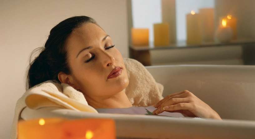 Candle, Spa, Person