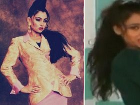 تسريحات مضحكة لهيفاء وهبي