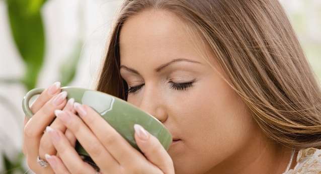 الشاي الاخضر للحمل