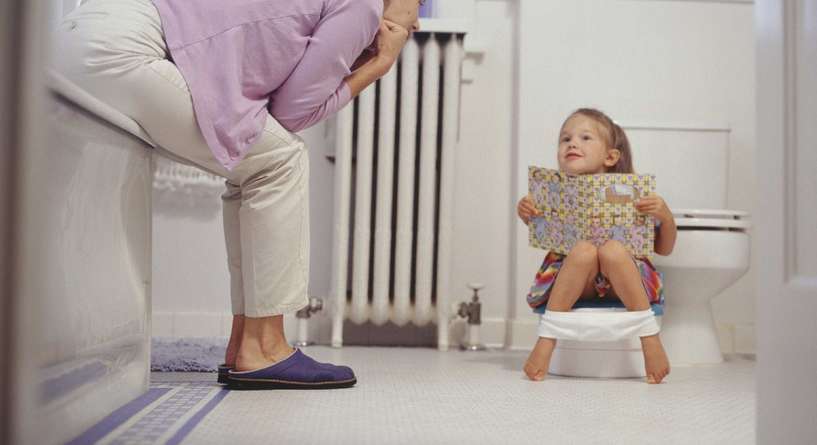 تنظيف الطفل من الحفاض ومعرفة جهوزيته
