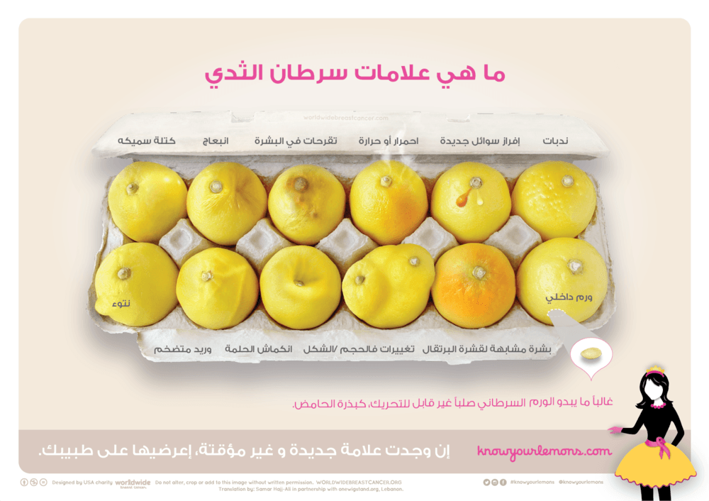 صورة لعلبة ليمون تنقذ حياة النساء من سرطان الثدي