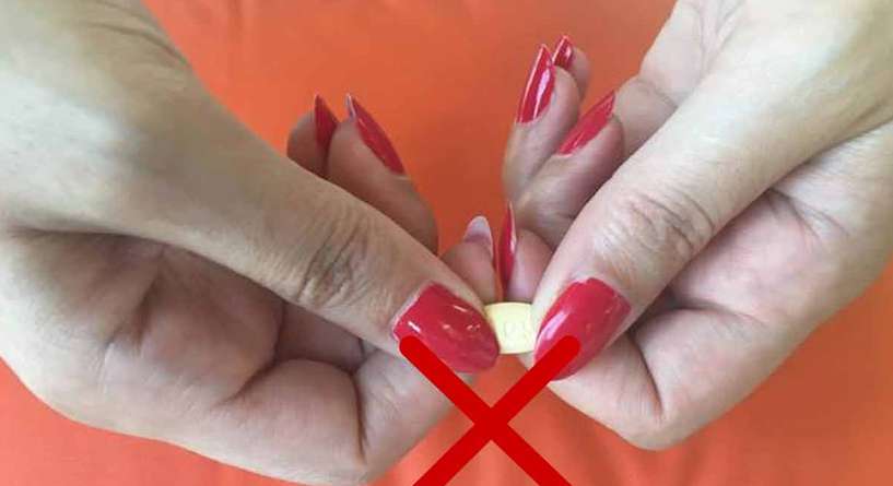 هل يجوز كسر حبة الدواء الى نصفين