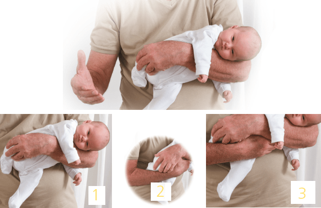 بالخطوات: كيفية تدليك الطفل لتخليصه من المغص
