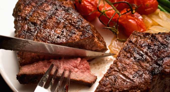 Steak, Food, Fork