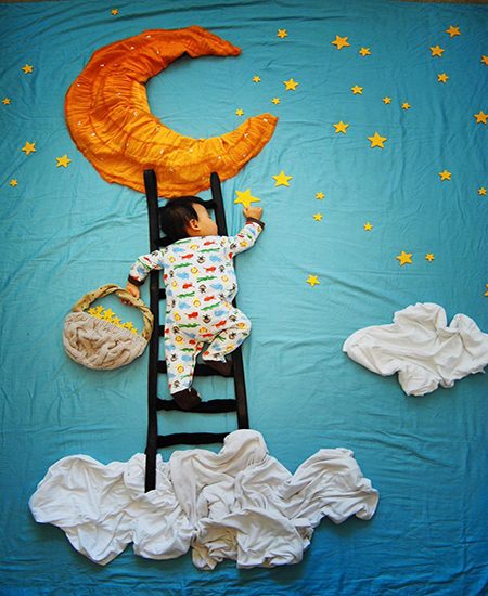 صور خلّاقة عن نوم الاطفال وأحلامهم!