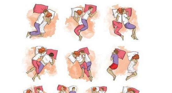 7 وضعيات نوم تعكس علاقة الزوجين العاطفية