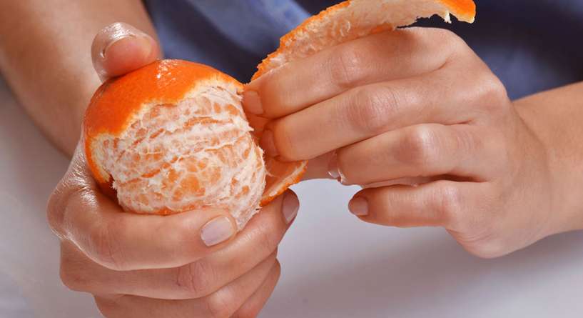 اهمية تقشير حبة برتقال يوميًا