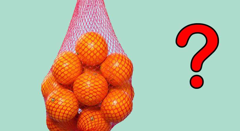 سبب وضع البرتقال في اكياس شبكية حمراء