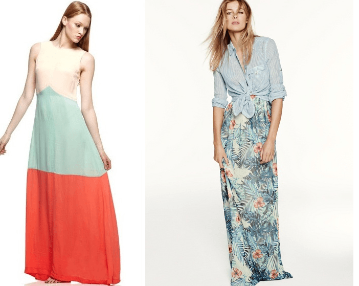 هكذا تختارين الفستان الطويل بالصور