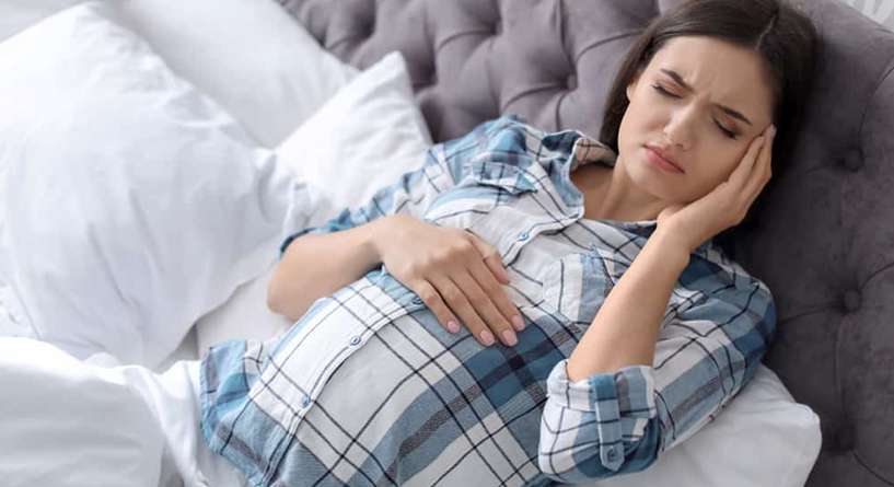 اعراض زلال الحمل