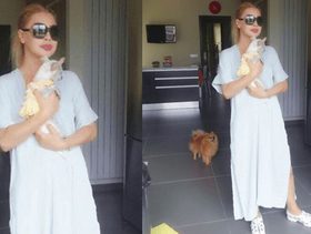 نوال الزغبي بملابس النوم