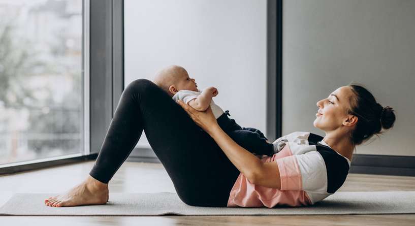 3 تمارين سهلة بعد أن تصبحي أماً للمرة الأولى