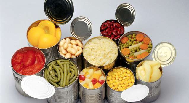 Canned Goods, Aluminium, Food