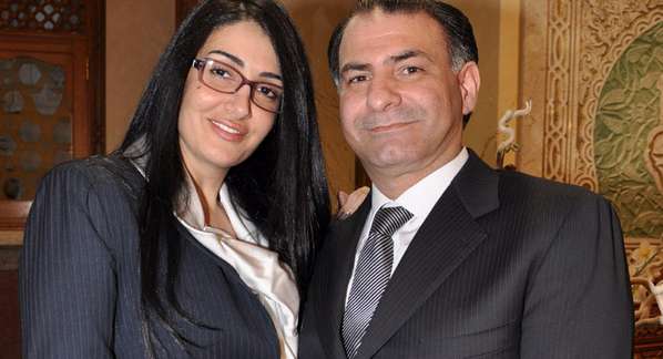 غادة عبد الرازق وزوجها