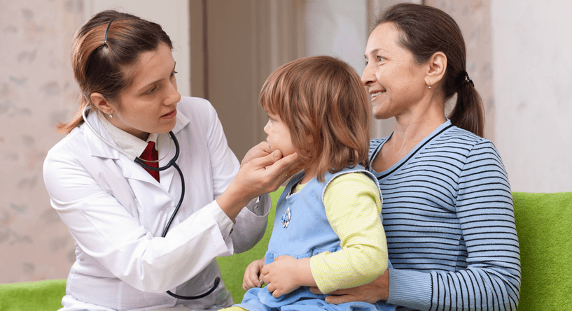 علاج التهاب اللوزتين عند الاطفال