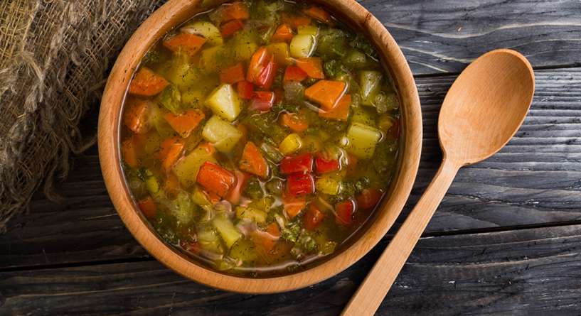 طريقة عمل شوربة الخضار السهلة