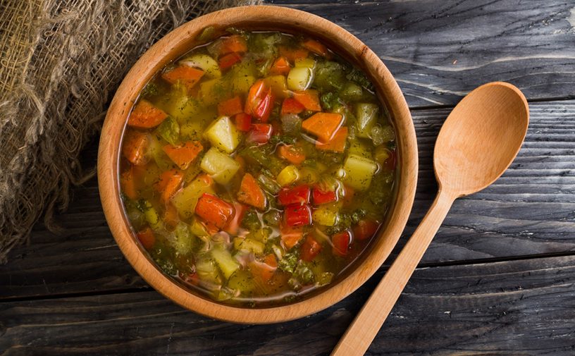 طريقة عمل شوربة الخضار السهلة