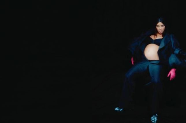 كيم كردشيان وأغرب جلسة تصوير قبل ولادتها
