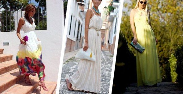هكذا تختارين الفستان الطويل بالصور