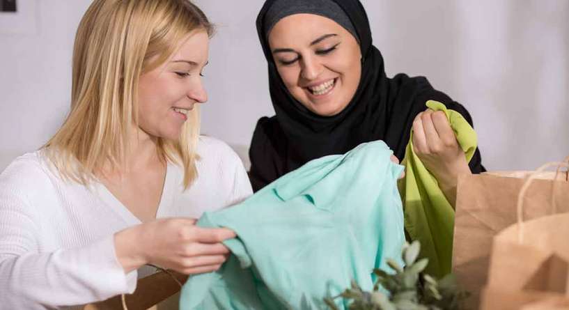 اتيكيت المرأة في السوق في رمصان