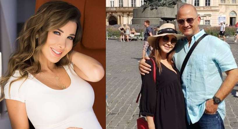 اول ظهور لنانسي عجرم مع علامات حملها الواضحة