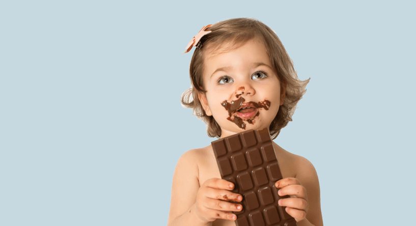 متى يمكن اطعام الطفل الشوكولاتة