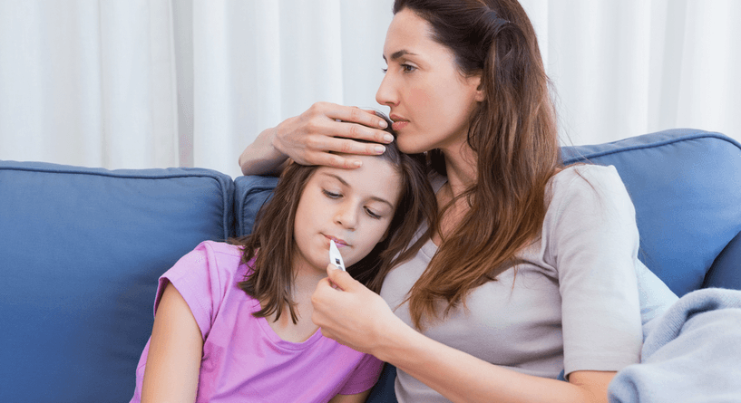 طرق علاج الحرارة للاطفال في المنزل