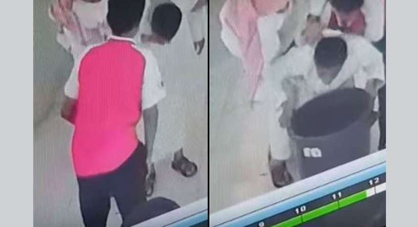 فيديو طالب سعودي ينقذ زميله من الاختناق
