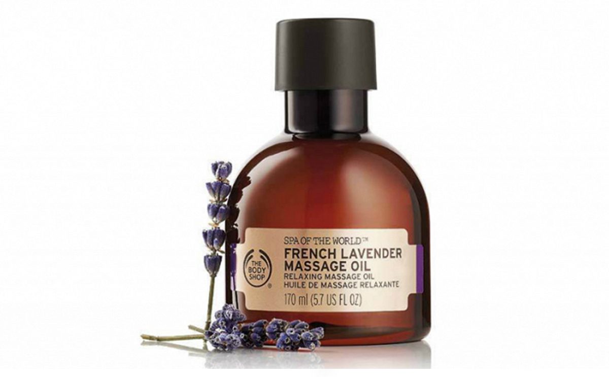 زيت French Lavender Massage Oil Moisturizer!