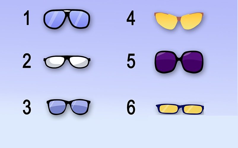 تحليل الشخصية من خلال شكل النظارات الشمسية