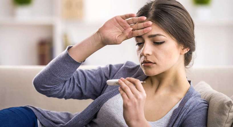 اسباب ارتفاع درجة حرارة الجسم عند المرأة
