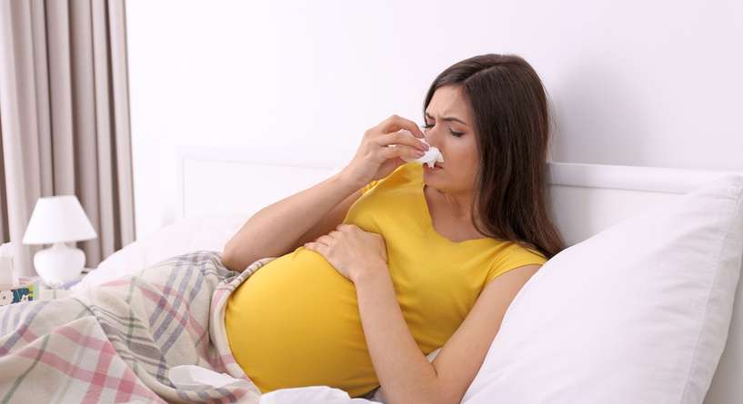 طرق علاج انسداد الانف للحامل