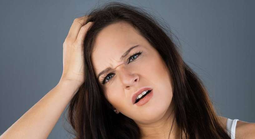 اسباب ارتفاع حرارة فروة الراس والمه