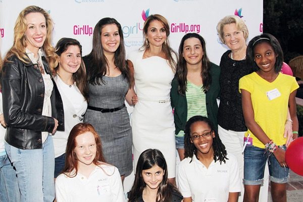 الملكة رانيا العبدالله في لوس أنجيلوس لدعم حملة النهوض بالفتيات