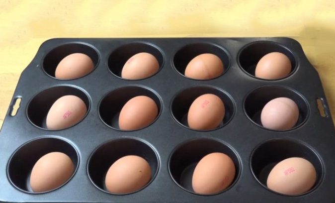 ما قد يحصل إن تم وضع بيضة بقشرتها في الفرن