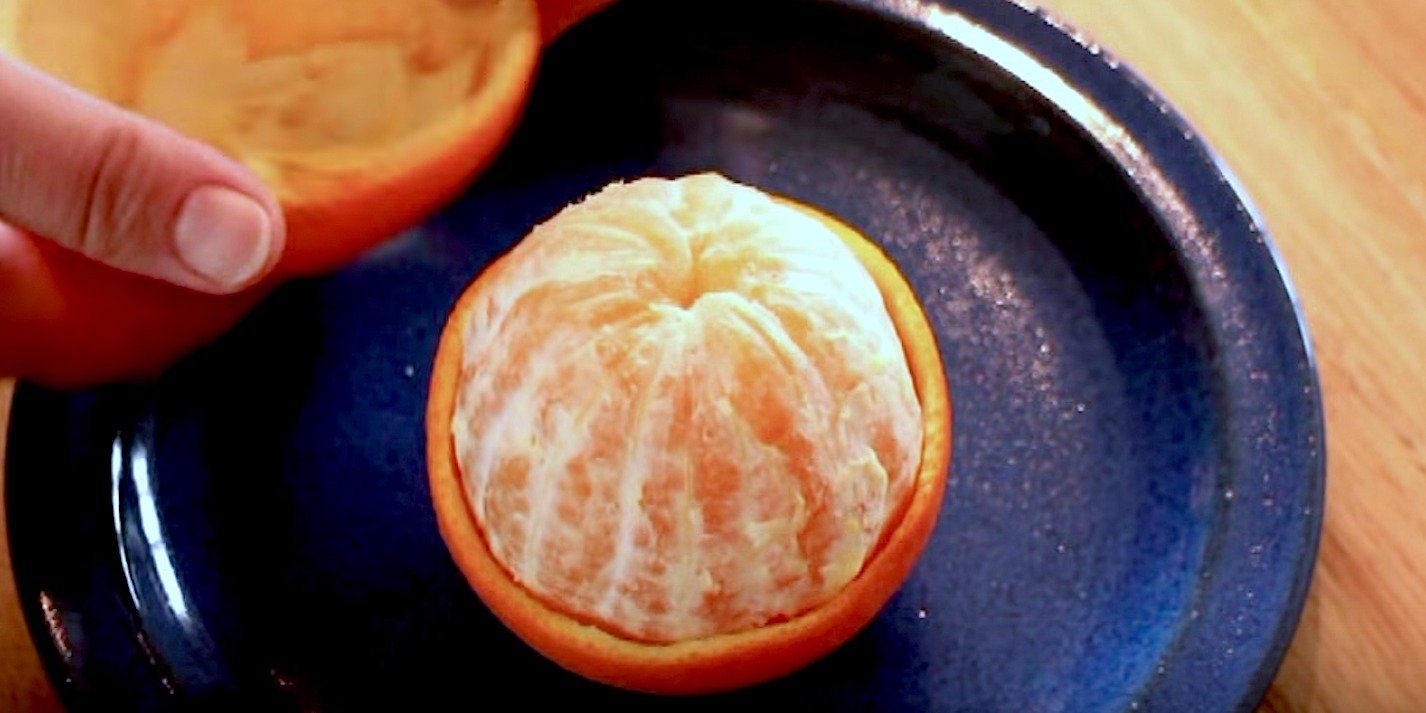 تقطيع البرتقال
