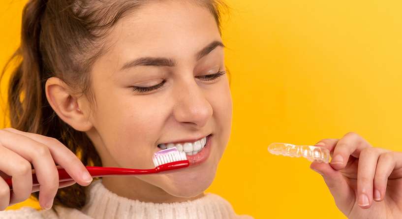 تنظيف الاسنان من الجير قبل وبعد