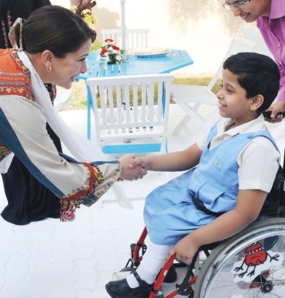 الأميرة هيا بنت الحسين ترعى حملة إبتسامة طفل في دبي