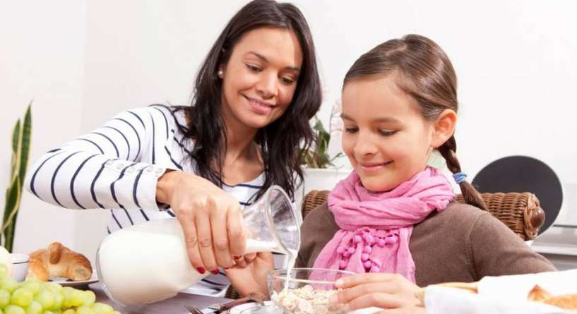 نصيحة حول اهمية الحليب على وجبة الفطور