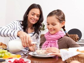 نصيحة حول اهمية الحليب على وجبة الفطور