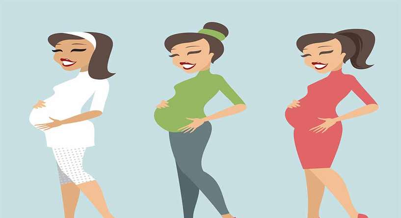 دلالات شكل البطن اثناء الحمل عن شخصية المرأة