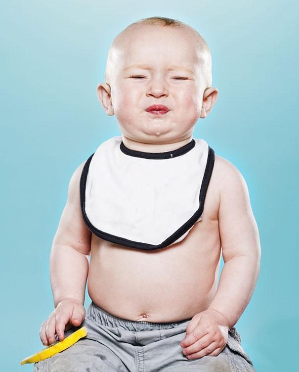بالصور أطرف ردات فعل الاطفال عند تذوق الليمون لأول مرة