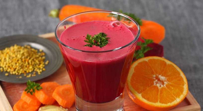 طريقة عمل عصير الشمندر والبرتقال