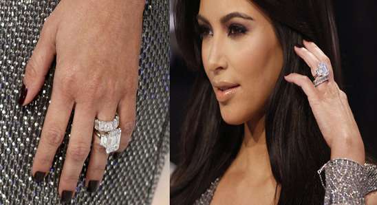 بيع خاتم خطوبة كيم كارداشيان بـ749 ألف دولار | مشاهير،عارضات أزياء